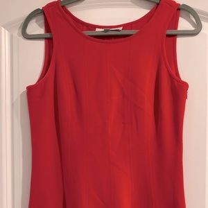 Light Red Fit and Flare Dress